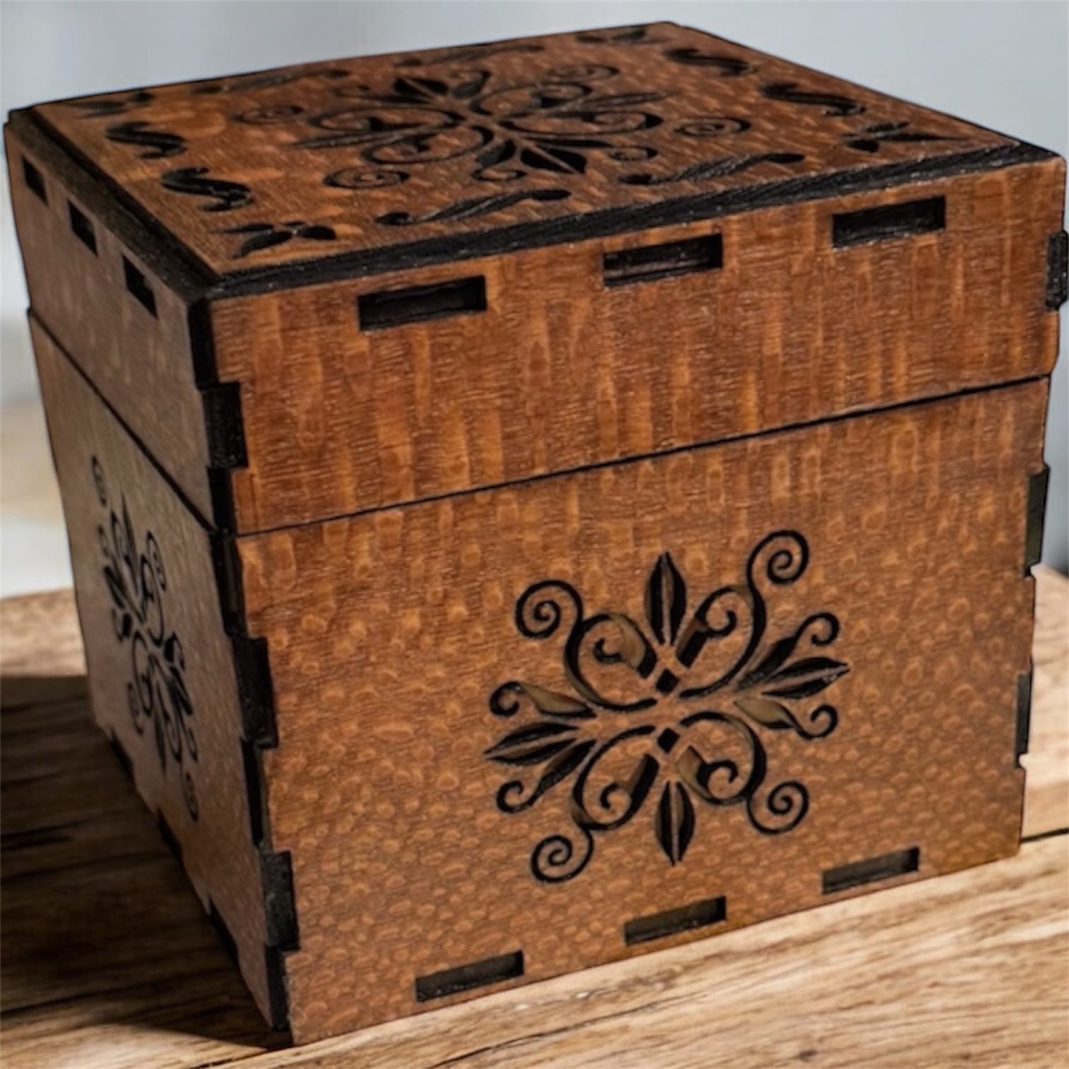 Laser-Cut Memorial Box