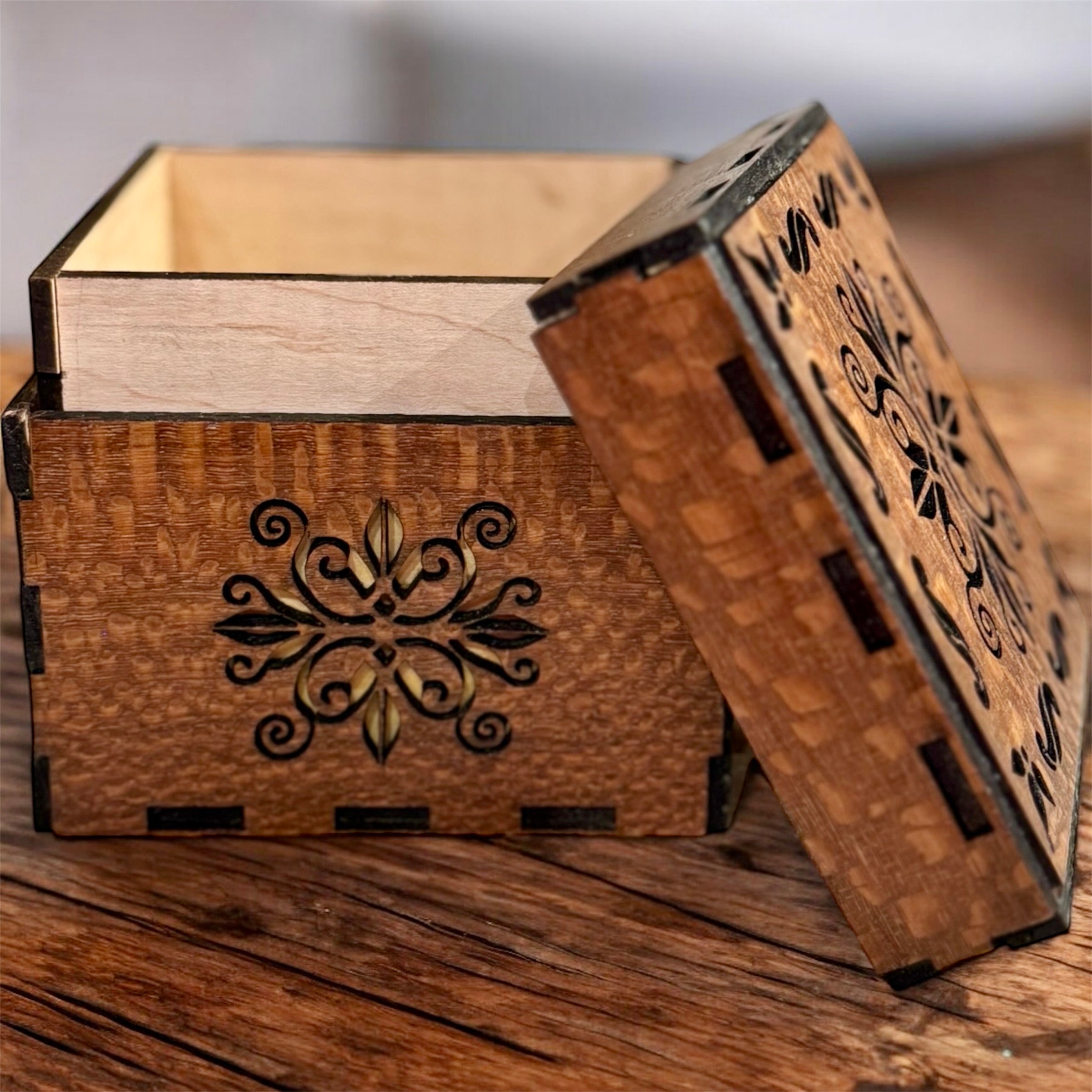 Laser-Cut Memorial Box