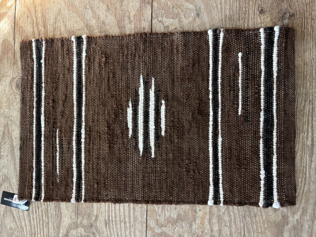 Handwoven Alpaca Rug, 3' x 5'