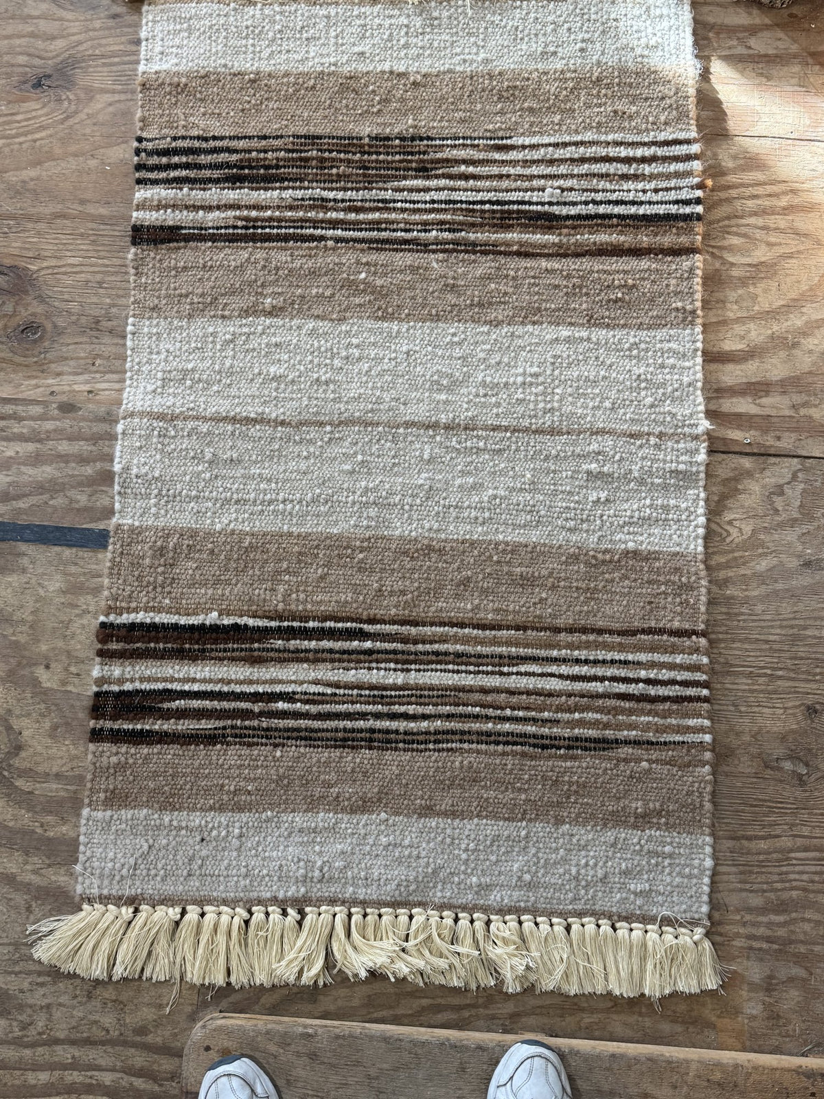 Handwoven Alpaca Rug, 3' x 5'