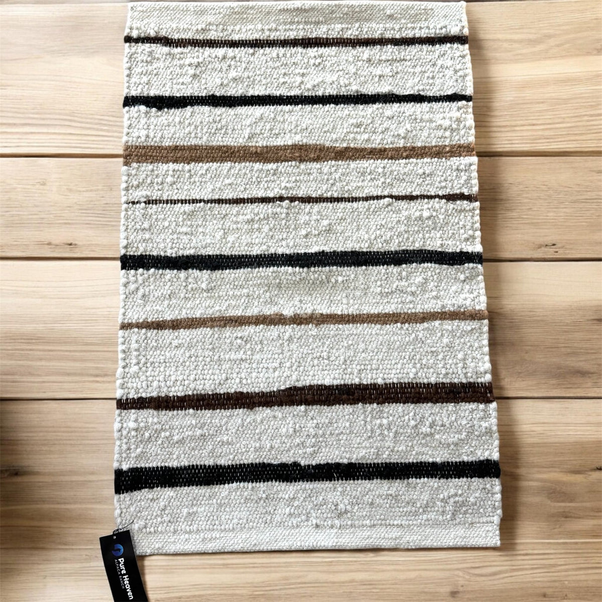 Handwoven Alpaca Rug, 3' x 5'