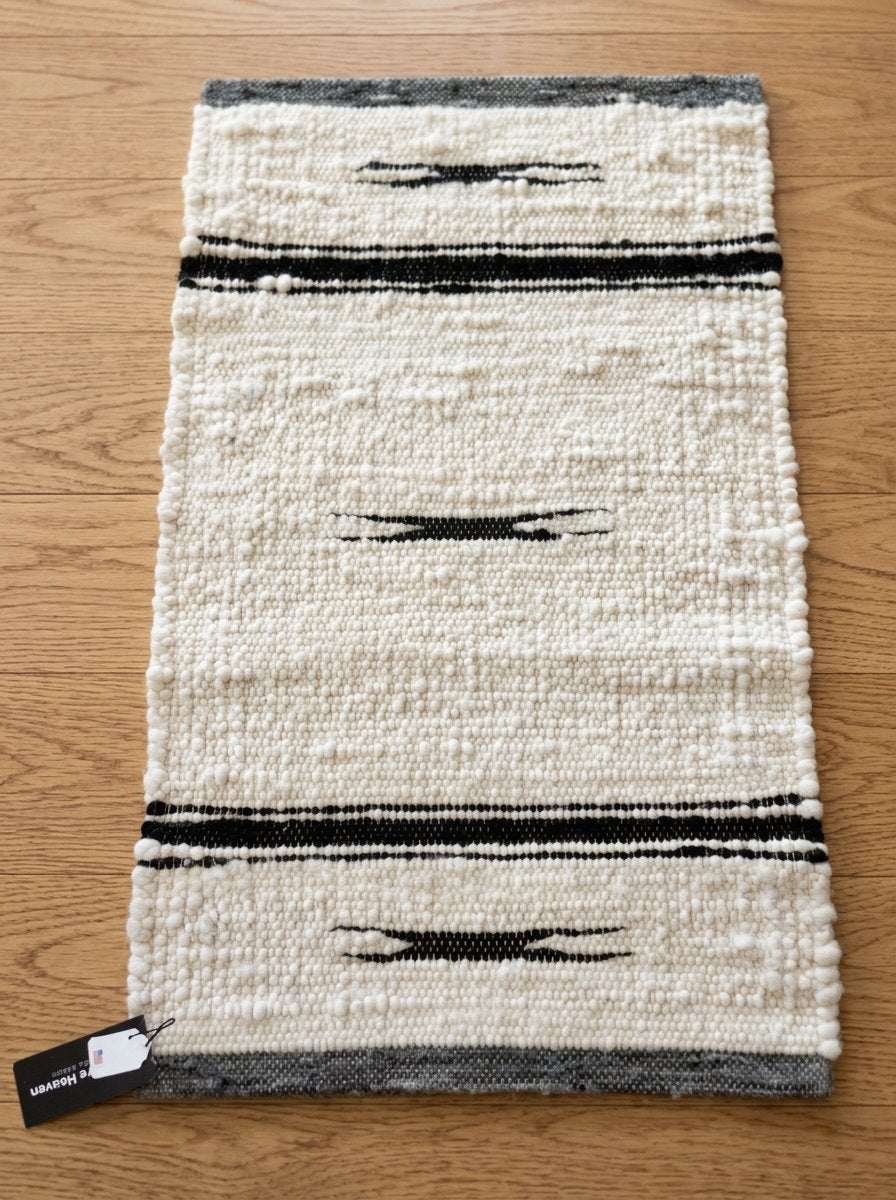 Handwoven Alpaca Rug, 3' x 5'
